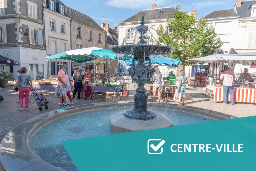 Apartament Cosy & Chic - Hyper Centre - Wifi - Proche Gare Châteauroux Zewnętrze zdjęcie
